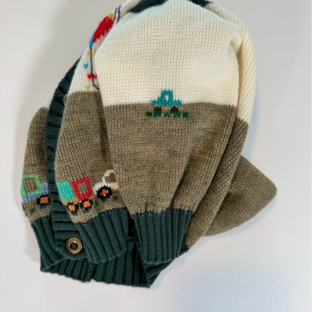 Vintage Peruvian Arpillera Sweater Size 3-6M - Picture 6 of 6